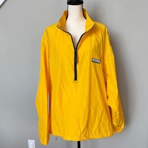 Sperry Yellow Half Zip Windbreaker